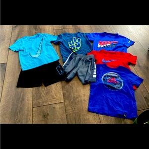 Boys Shorts & Shirt Bundle Lot NIKE ADIDAS 4 4t